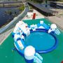 Inflatable water park