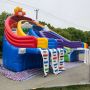 Rainbow Inflatable Water Slide For Pool